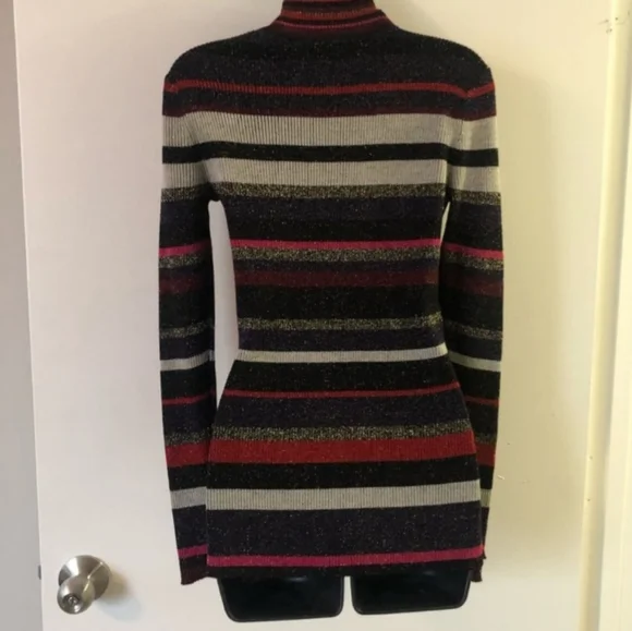 Stripe Turtleneck